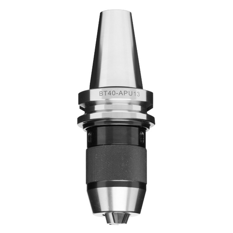 Omega Products BT40 Drill Chuck - APU13 Economy Keyless - 1mm - 13mm Capacity - 100mm Gauge Length