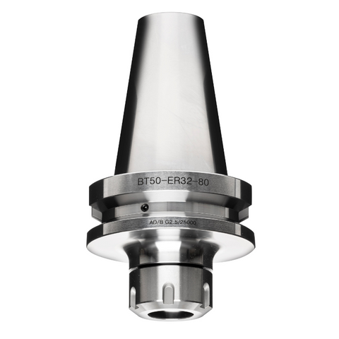 Omega Products BT50 ER Collet Chuck - ER32 - 25,000RPM - G2.5 - 80mm Gauge Length - Form AD/B