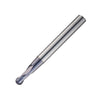 Widin Carbide End Mill - Ball Nose - 2 Flute Tapered Neck Type - 1mm x 60mm x23mm thumbnail 1