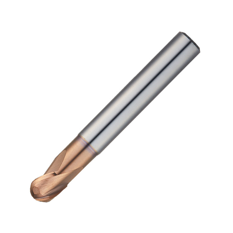 Widin Carbide End Mill - 2 Flute Regular Length - Ball Nose - 1mm x 50mm (6mmShank)