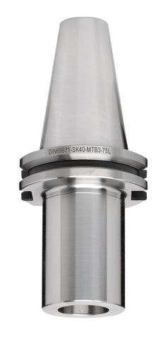 Omega Products DV40 Morse Taper 3 Adaptor With Drawbar Thread - DIN69871 - 15,000RPM - G6.3 - 80mm Gauge Length