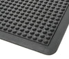 Work Well Mats Versatile Anti-Fatigue Mat - Heavy Duty All Rubber Construction - Ergo-Black - 600x900x14mm (BK/BK) thumbnail 1