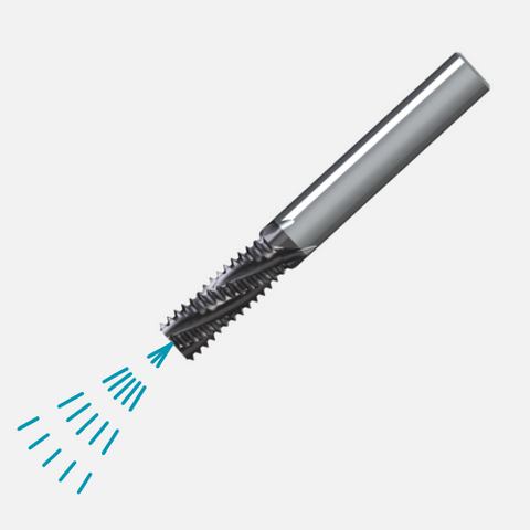JBO Thread Mill GF - UNF - Through Coolant - 2.5 x D -TiCN - 1/4 x 28