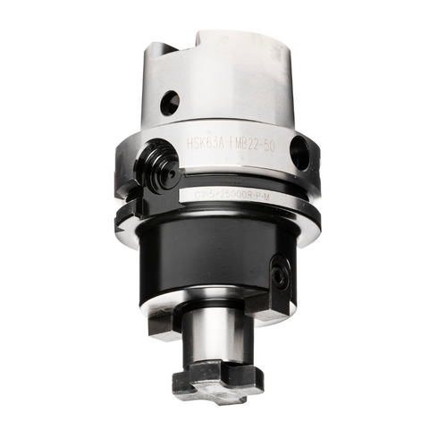 Omega Products HSK63A Face Mill Holder - G2.5 - 25,000RPM - 16mm Spigot - 160mm Gauge Length
