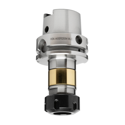 Omega Products HSK63A Tapping Chuck - MLC ER Synchro - M3 - M20 Capacity - ER25 Collet Nut