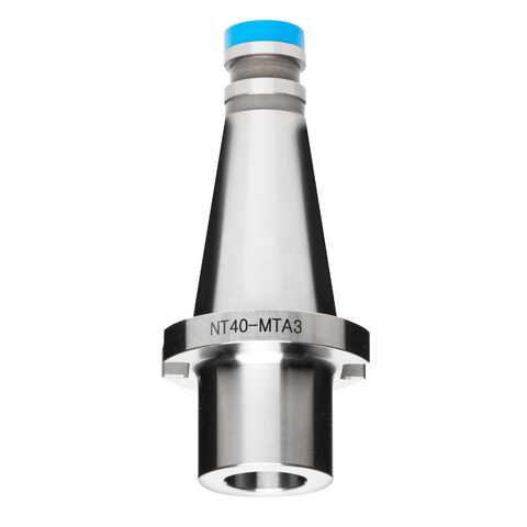 Omega Products DIN2080 ISO40 Morse Taper Adaptor - M16 Thread - 15,000RPM - G6.3 - MTA1 - 45mm Gauge Length