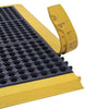 Work Well Mats Interlocking Ramped Yellow Edge - For Use With Interlocking Rubber Tiles - 75x910x16mm (NA/YL) thumbnail 1