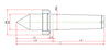 Widin Live Centre - Full Tipped Dead Centre - LM-AN Type - NO.1 thumbnail 2