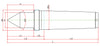 Widin Live Centre - Spanner - Half Tipped Dead Centre - Nut Type - LM-FN Type - NO.1 thumbnail 2