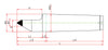 Widin Live Centre - Half Tipped Dead Centre - Carbide Tipped - LM-HC Type - NO.1 thumbnail 2