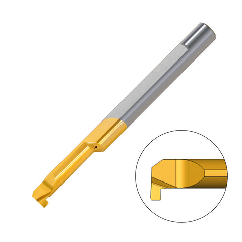 Carmex Carbide Tiny Tool - Grooving - MGL - BXC Grade - Minimum Diameter 7.1mm x 1mm Groove Width x 15mm Reach (Left Hand)
