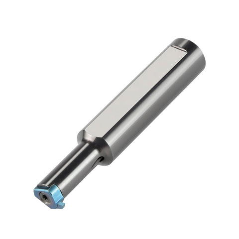 Carmex Steel Round Shank Holder Through Coolant - For Indexable Carbide Inserts - 16mm Shank x 35mm Reach