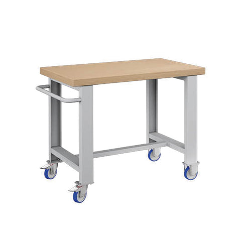 Polstore Standard Mobile Workbench - Light Grey - 1065mm(W) x 750mm(D) x 908mm(H)