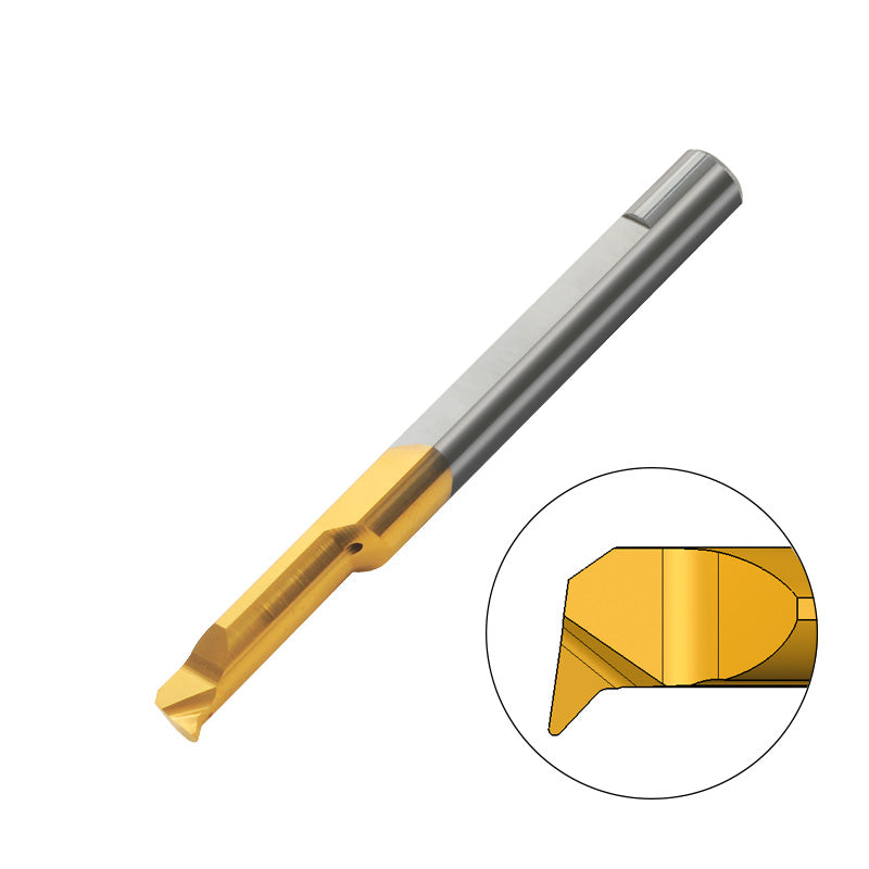 Carmex Carbide Tiny Tool - Profiling & Boring 47° - MQR - BXC Grade - Minimum Diameter 8.1mm x 22mm Reach x R0.2