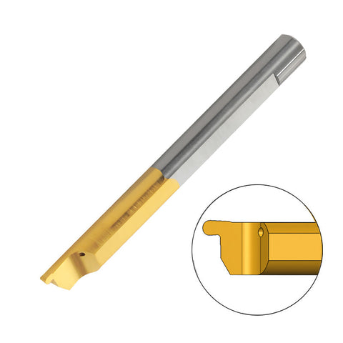Carmex Carbide Tiny Tool - Full Radius Face Grooving - MZL - BXC Grade - 5mm Minimum Diameter x 1.5mm Groove Width