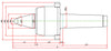 Widin Live Centre - Standard Lathe - Nut Type - NCBN Type - NO.3 thumbnail 2