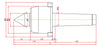 Widin Live Centre - Standard Lathe - Nut Type - NCN Type - NO.3 thumbnail 2