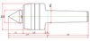 Widin Live Centre - Heavy Lathe - NCP Type - NO.3 thumbnail 2