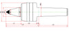 Widin Live Centre - Heavy Lathe - Carbide Tipped - Minimizes Bite Interference - NCPBC Type - NO.3 thumbnail 2