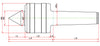Widin Live Centre - Heavy Duty & Weight Requirements Lathe - NK Type - NO.3 thumbnail 2