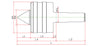 Widin Live Centre - Heavy Duty & Weight Requirements Lathe - Nut Type - NKD Type - NO.5 thumbnail 2