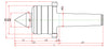 Widin Live Centre - Heavy Duty & Weight Requirements Lathe - Nut Type - NKN Type - NO.3 thumbnail 2