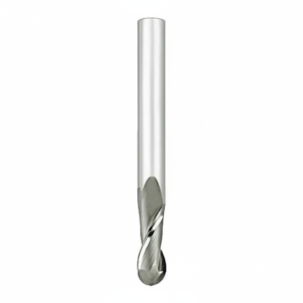 OSG Carbide 2 Flute End Mill Ball Nose - Regular Length Centre Cutting For General Applications - 12mm