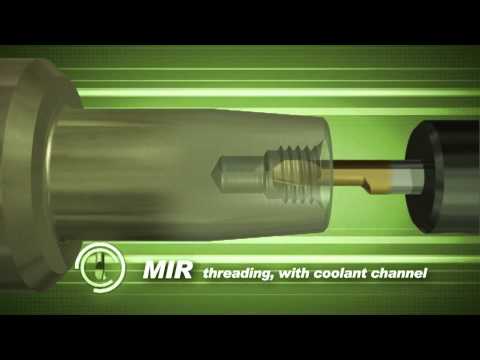 Carmex Carbide Tiny Tool - Deep Face Grooving - MVR - BXC Grade - 10mm Minimum Diameter x 2mm Groove Width x 10mm Groove Depth
