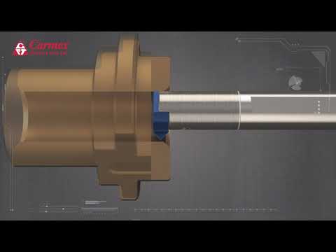 Carmex Carbide Round Shank Holder Through Coolant - for Indexable Carbide T8 Inserts - 8mm Shank x 40mm Reach