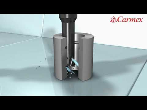 Carmex Carbide Groove Mill With Internal Coolant - 12mm x 3.00mm