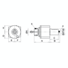 Omega Products Axial Tool Head - Short - DIN5482 - ER20 thumbnail 2