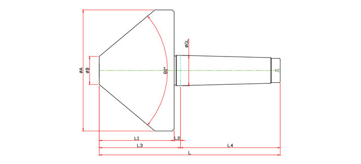 Widin Live Centre - Pipe Machining - Hollow Nose - PT-80 Type - NO.4