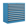 Polstore Cabinet - 10 Drawers 54x27EH - 100% Extension - Light Blue - 1023mm(W) x 572mm(D) x 1000mm(H) thumbnail 1