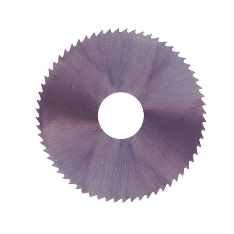 Vortex Carbide Slitting Saws - Fine Pitch - Metric - 50mm Diameter 1.5mm Width 13mm Bore 64 Teeth