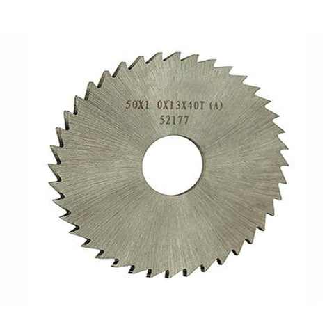 Vortex HSS Slitting Saws - Fine Pitch - Metric - Diameter 40mm 0.25mm Width 10mm Bore 100 Teeth
