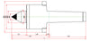Widin Live Centre - High Speed Rotational - Carbide Tipped - Nut Type - SMCN Type - NO.3 thumbnail 2