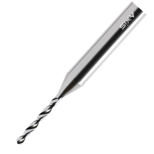 Axis Micro Carbide Drill - Uncoated Medium flute length T3021 (5-8xD) - 0.47 Diameter