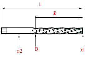 Toolex Hand Taper Pin Reamer HSS 1:50 - 4.00mm