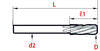 Toolex Reamer - Straight Shank - Spiral Flute - Stub Length - Carbide - Through Coolant - H4 - 4.11mm thumbnail 2