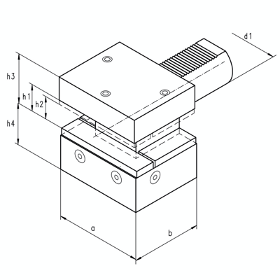 Omega Products VDI30 Multiple Square Seat Holder - Type D2