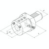 Omega Products VDI16 Boring Bar Holder - Type E2 - 6x44 thumbnail 2