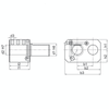 Omega Products VDI20 Double Boring Bar Holders - Right Hand - Type E7 - 20x16 thumbnail 2