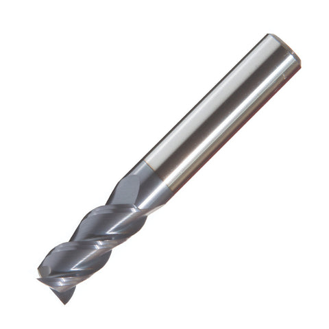 Vortex Carbide End Mill - 3 Flute Standard Square Edge 45° - 8mm