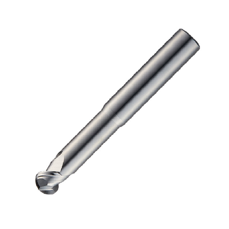 Widin Carbide End Mill For Aluminium & Non-Ferrous - 2 Flute 50° Helix Ball Nose- 8mm x 100mm