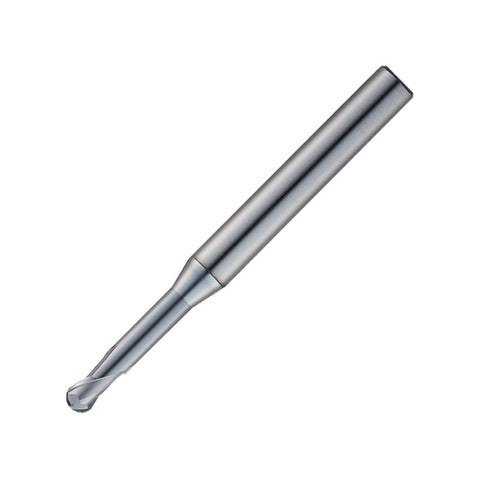Widin Carbide Rib Processing End Mill - 2 Flute Ball Nose (ESRB71201026) - 1mm x 26mm(4mm Shank Dia)