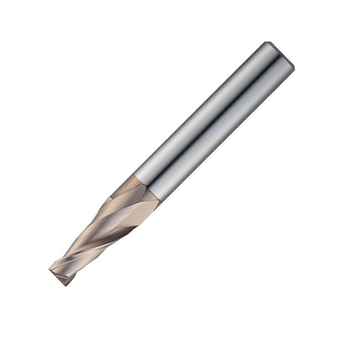Widin Carbide Square End Mill For Mold & Die - 2 Flute Tapered Neck - 0.3mm x 1