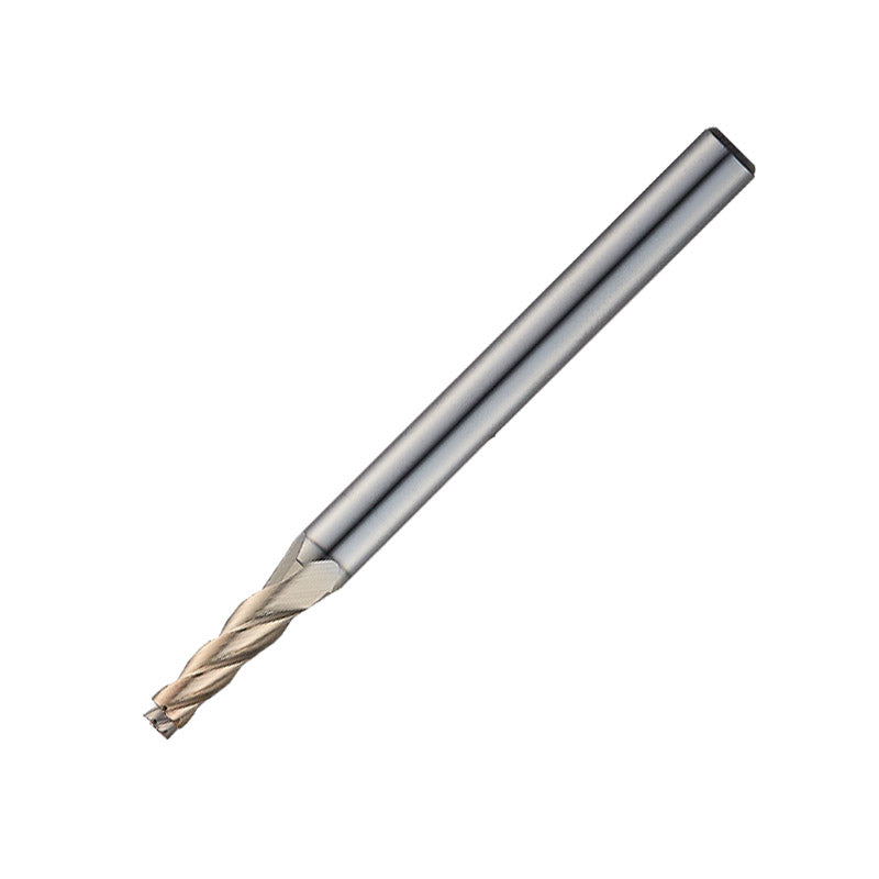 Widin Carbide Corner Radius End Mill For Mold & Die - 4 Flute Tapered Neck - 2mm x12mm x R0.3 x 1
