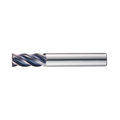 Widin Carbide Corner Radius End Mill For Stainless & Exotics - 4 Flute Variable Helix - 2mm x R0.1 thumbnail 3