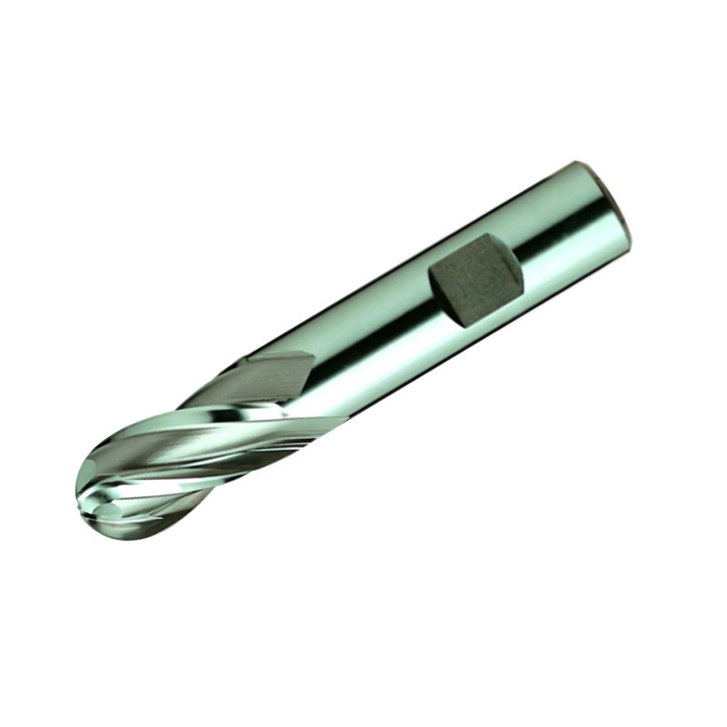 Europa Tools HSS-E End Mill - Uncoated 2 Flute Short Length Ball Nose - 6mm