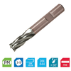 Europa Tools Powder Metal Roughing EndMill - Multi Flute Sabre Rougher - Short Length Fine Pitch - 6mm thumbnail 6